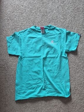 Simply Southern Kids' Teal Short Sleeve Tee with Pocket Logo